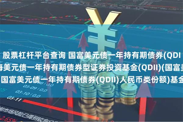股票杠杆平台查询 国富美元债一年持有期债券(QDII)人民币: 富兰克林国海美元债一年持有期债券型证券投资基金(QDII)(国富美元债一年持有期债券(QDII)人民币类份额)基金产品资料概要更新