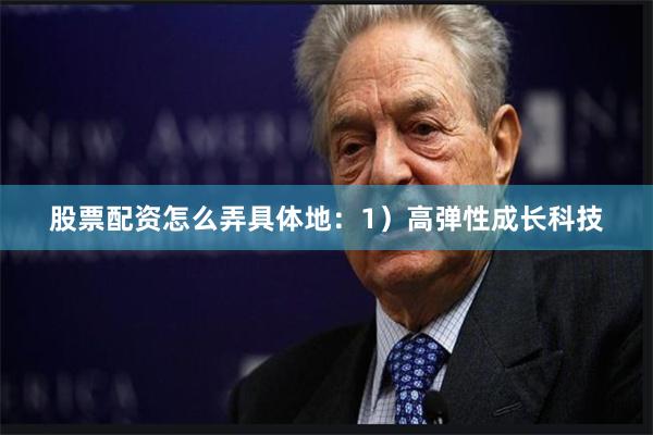 股票配资怎么弄具体地:1)高弹性成长科技