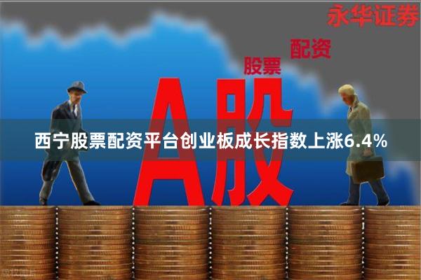 西宁股票配资平台创业板成长指数上涨6.4%