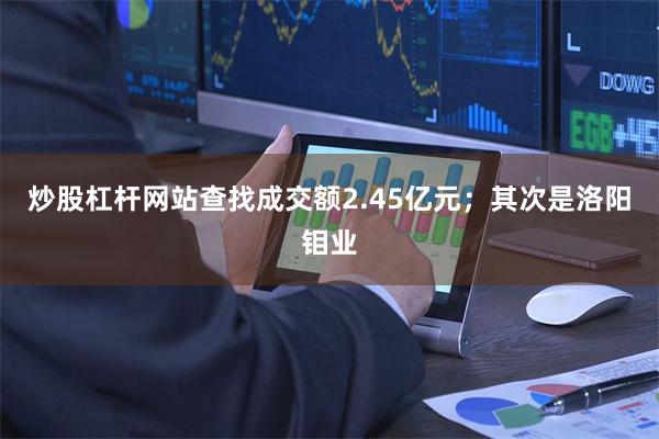 炒股杠杆网站查找成交额2.45亿元；其次是洛阳钼业